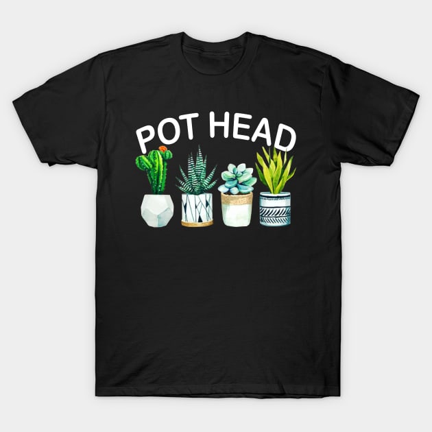 Pot Head Plants T-Shirt by Jenna Lyannion